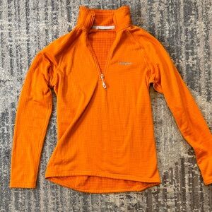 Patagonia Vibrant Orange R Half-Zip Top
